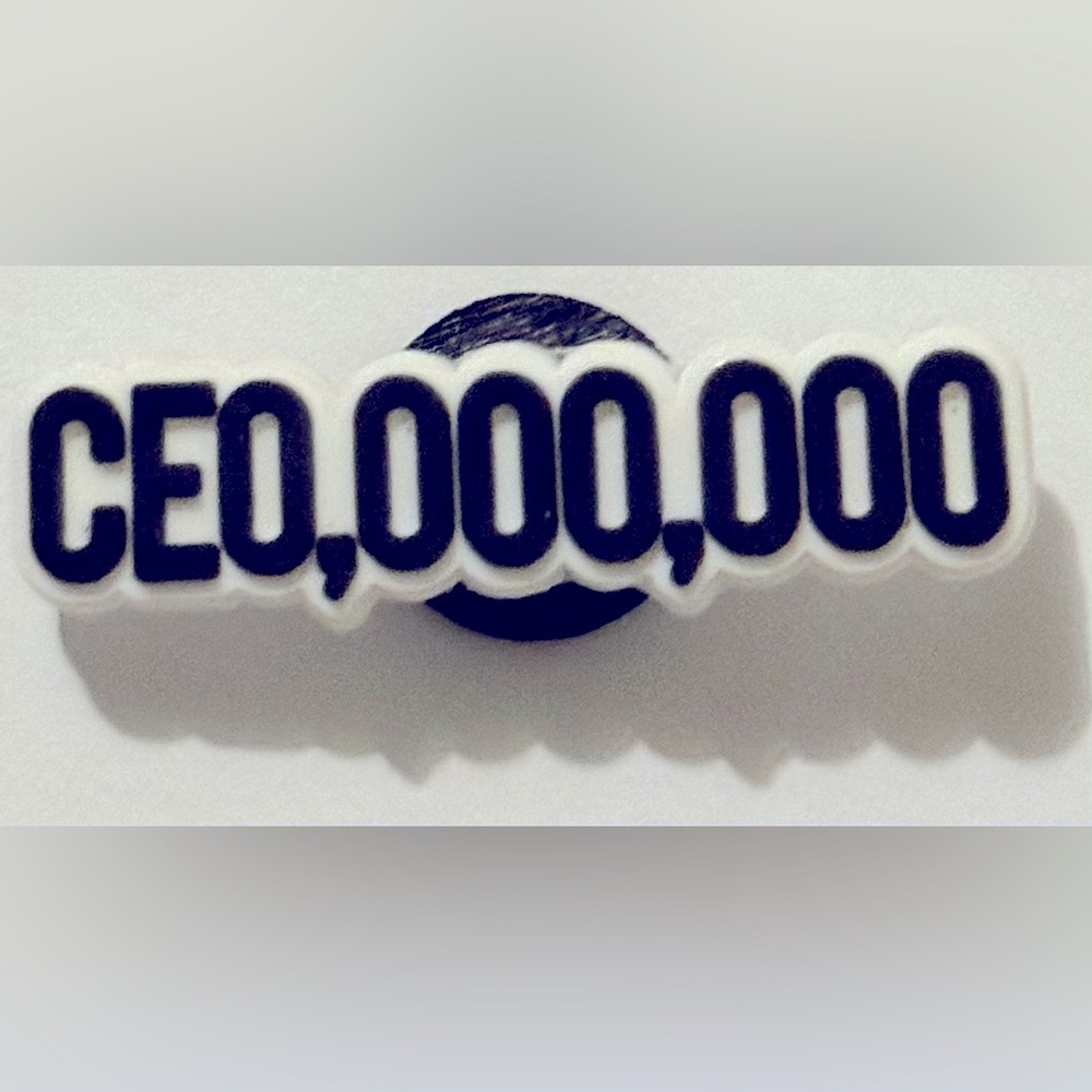 (10 for $16)  CEO Million Dollar Croc Charm Jibbit Shoe Charm